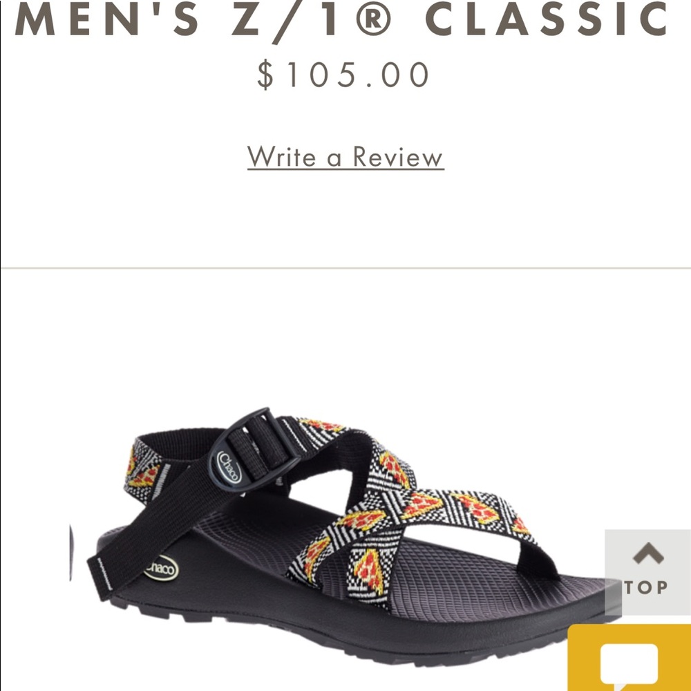 Chacos - Pizza Size 9